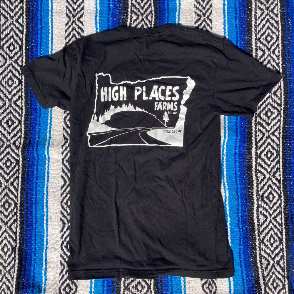 High Places Farms Cannabis Swag T-shirt M XS